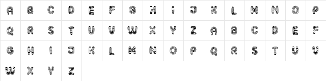 Surfaces Regular  glyph index