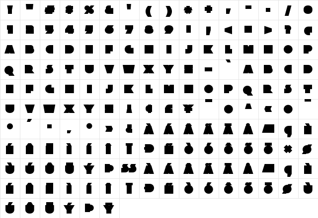 Xylitol Back  glyph index