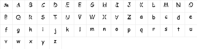 JLR Trying to Conceive Regular  glyph index
