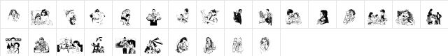 Family Affair Regular  glyph index