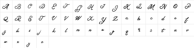 George FREE Regular  glyph index