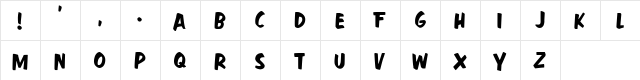 Fast Action Regular  glyph index