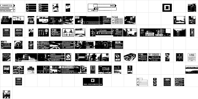 Tienp??ll? Regular  glyph index