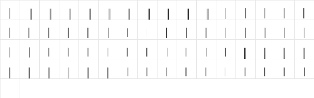 UpcBwrP72xTt Normal  glyph index