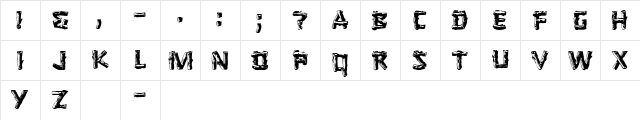 Logger (Plain)  glyph index