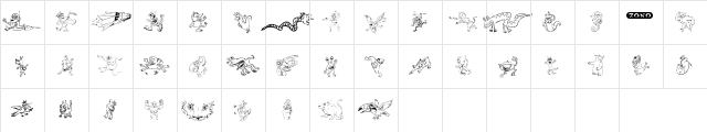 ZonoPlanet ClipArt  glyph index