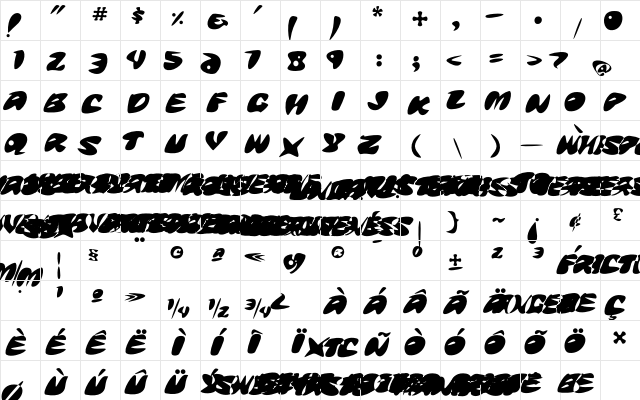 Love GoingSteady  glyph index