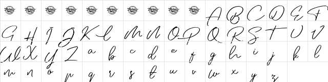 Jovanka Demo Regular  glyph index