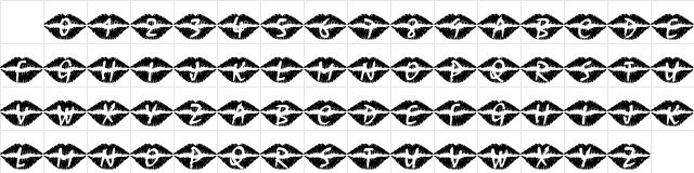 101! SWAK Regular  glyph index