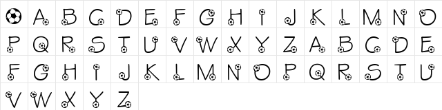 LMS Ethan's Game Regular  glyph index
