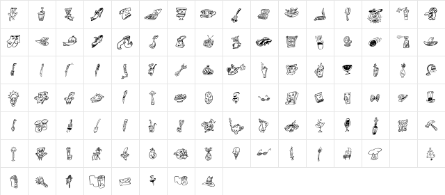 Mini Pics HomeBuddies  glyph index