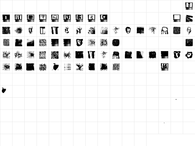 MSketchesTwo Medium  glyph index