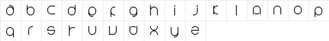 New York Regular  glyph index