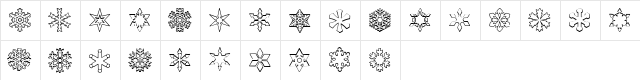 ryp_sflake3 Regular  glyph index