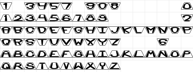 Monitor Regular  glyph index
