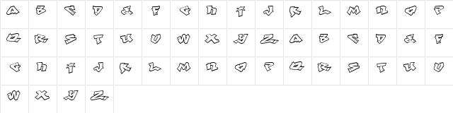 LHF Def Writer | BASE Regular  glyph index