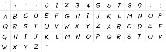 Starzy Darzy Regular  glyph index