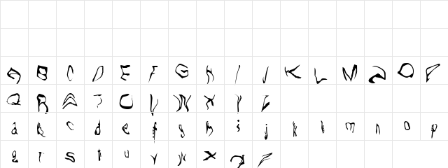 Whisper 2 Regular  glyph index