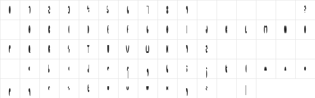 TM Paramount Normal  glyph index