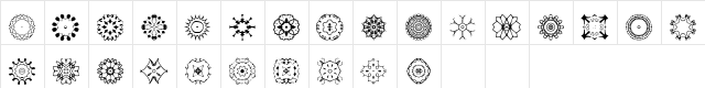 Dreaming3 Regular  glyph index