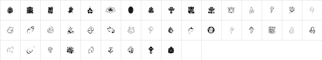SY4-TTGanesh Normal  glyph index
