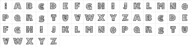 Fonix Demo  glyph index