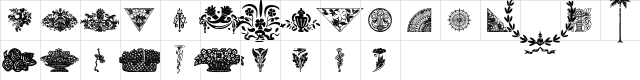 ryp_deco8 Regular  glyph index