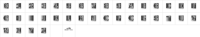 Arrgh! Regular  glyph index