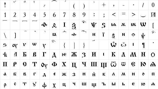 Church AI w AI  glyph index