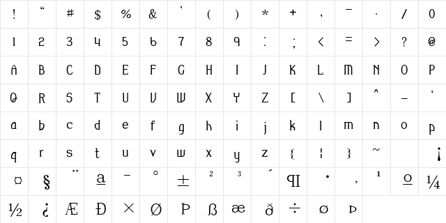 ״&#56644&#57140 Regular  glyph index