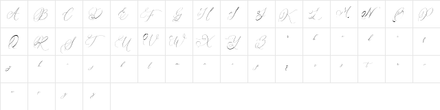 Simplicity Angela Regular  glyph index