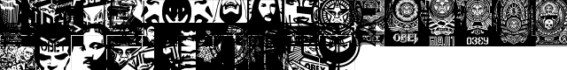 ObeyPotpourriCaps Regular  glyph index
