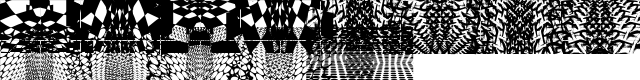 KleinKarpets Regular  glyph index
