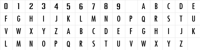 NFL Jaguars Regular  glyph index