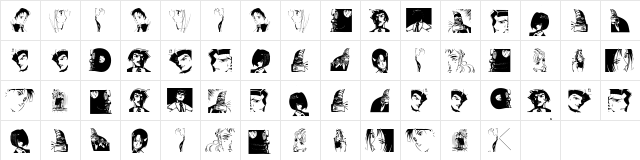 Mangalia Regular  glyph index