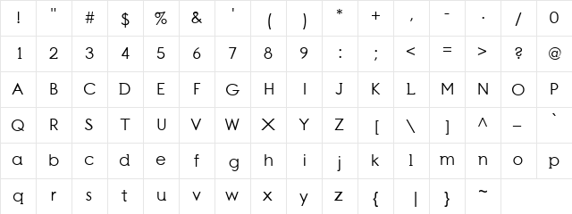 Myanmar1 Regular  glyph index