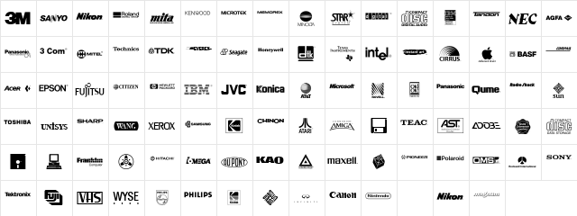 Electronics Regular  glyph index