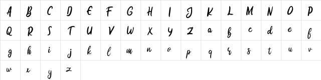Hurilen FREE Regular  glyph index