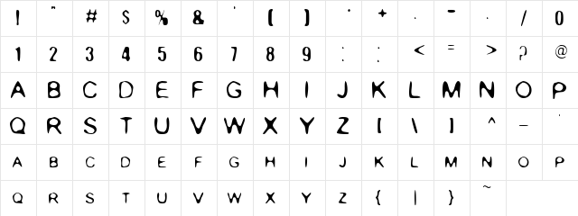 Rounded Genius Regular  glyph index