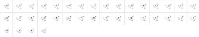 pf_froggy_5 Regular  glyph index
