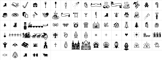 Suboel Regular  glyph index