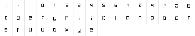 Kiki - Circle Regular  glyph index