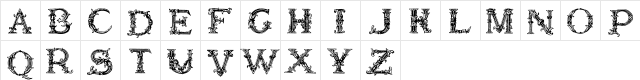 Burgoyne_Initials Normal  glyph index