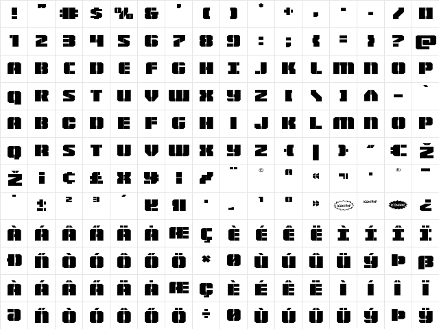 Warp Thruster Expanded Expanded  glyph index