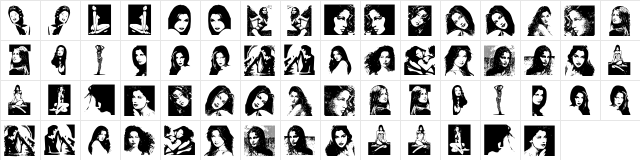 LaetitiaBats1 Regular  glyph index