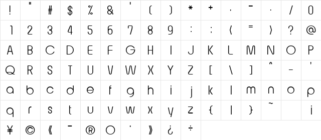 176MKSDAL Regular  glyph index