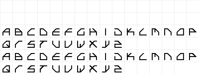 Jantar Mantar Regular  glyph index