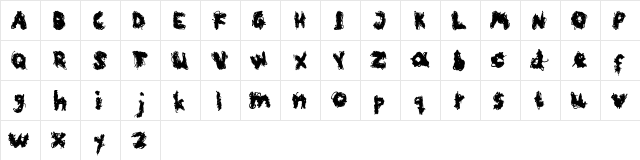 etch a sketch Regular  glyph index