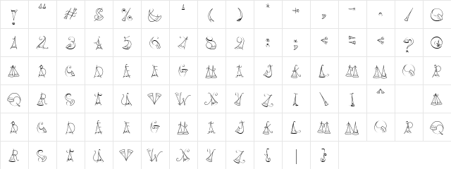 LD Flair Jeans Regular  glyph index