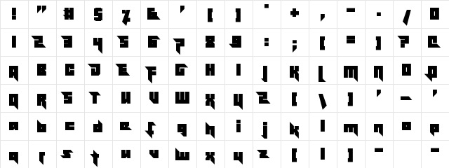 Effective Power Regular  glyph index